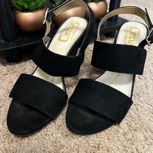 SAM EDELMAN CIRCUS heeled sandals, size 7.5